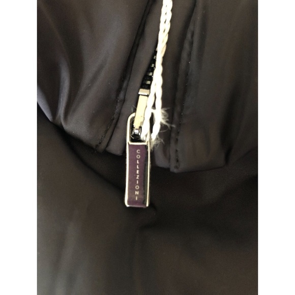 Armani Collezioni Down Coat. Black. New! Size 8 - Picture 9 of 13